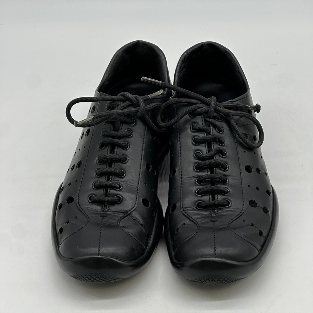 PRADA Perforated Shoes. Size 8 - Picture 5 of 14